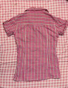 Pink Plaid Button-Down Shirt