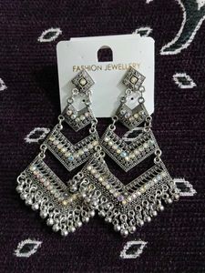 4 OXIDISE EARINGS
