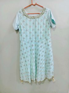 Elegant Sky Blue Kurta Set