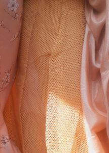 Vintage Floral Dress Gown 1 time worn adjustab