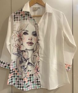 Zola Graphic Print Top