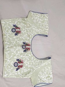 Light Green Lehenga With Beautiful Embroidery