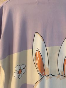 Cute Bunny Print Nightgown- Bust- 36/38 Loungewear