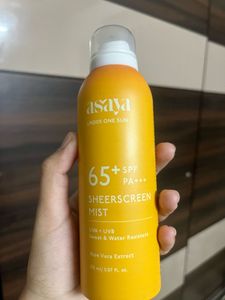 Asaya Suscreen Spray SPF 65 PA+++