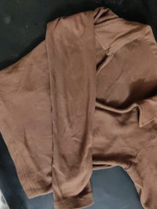 Brown Crop Top