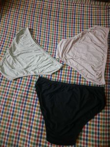 Set Of 3 Multicolour Hipster Panties