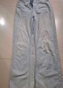 Light Wash Wide Leg Jeans