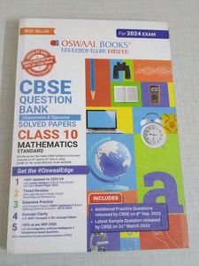 CBSE Class 10 Math Oswaal Question Bank