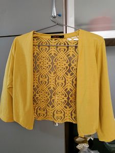 109 F Mustard Shrug With Net