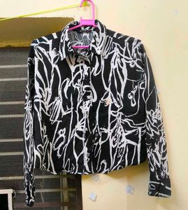 Black & White Patterned Shirt
