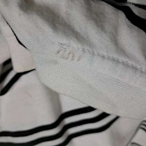 Striped Extreme Oversized Sweatshirt/Top