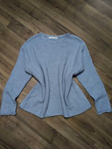 Blue Knit Sweater