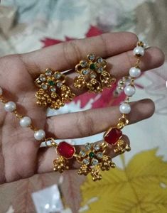 Traditional Gold-Plated Necklace Set
