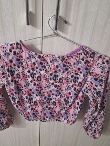 Cute Printed Girls Top