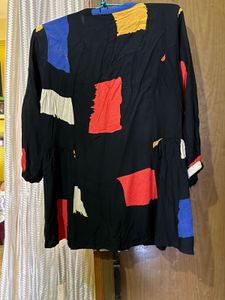 Abstract Print Blouse