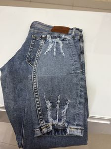 Distressed Denim Jeans