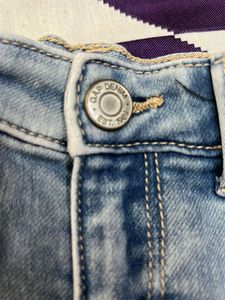 Toddler Light Wash Elastic Waist Jeans