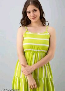 Striped Tiered Sundress