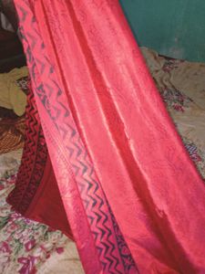 Beautiful Satin Crepe Silk Saree