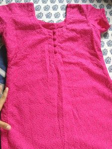 Elegant Office Girly Kurti&#39;s( With Jeans)- 3 Set