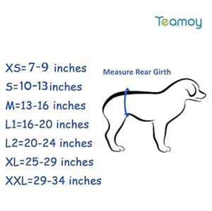 TeamoyReusable Male Dog Belly Bands/WrapDiapers