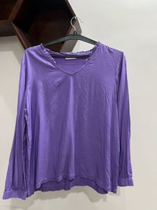 Purple Long Sleeve Top