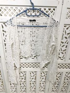 🎀Original Shein Crochet Knit Cardigan A