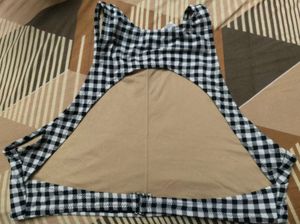 🖤 White Gingham Cropped Halter Top! 🤍