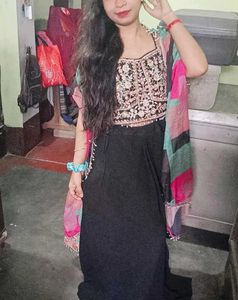 Top With Skirt And Shrug