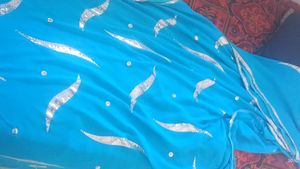 Blue Saree For Wedding And Event