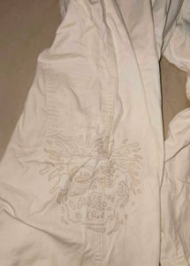 White Cargo Bermuda Shorts