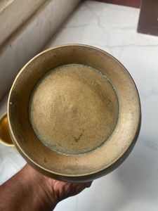 Vintage Brass Pot with Handle