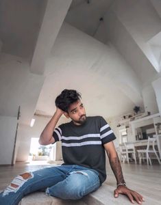 Striped Black T-Shirt
