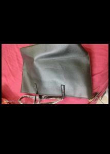 Black Leather Handbag