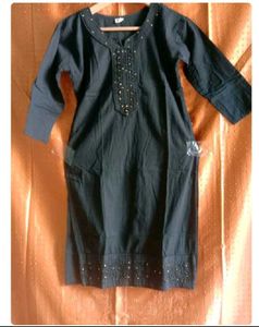 New Black Kurti