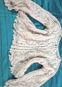It Was A Cream Crochet Top