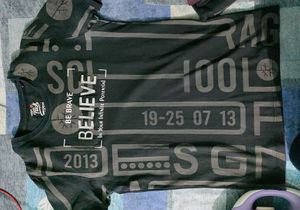 Flick Graphic Print Tee - "Believe" Design