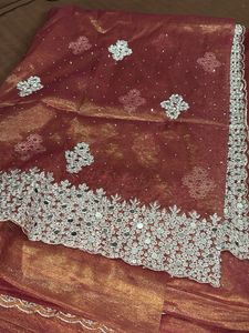 Serouski Work Saree With Blouse Pis