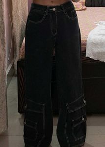 Urbanic charcoal wide leg jeans