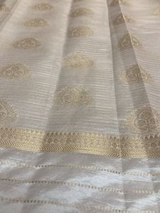 Off White Kerala Style Saree For Grabs