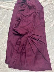 Elegant burgundy heavy Kurta patiyala salwar set,.