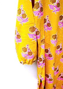 Floral Print Kurta
