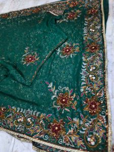 Expansive Embroidery 🪡 Saree With Blouse