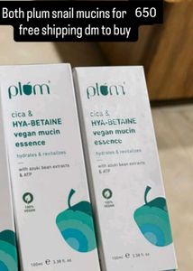 Plum Cica & HYA-Betaine Vegan Mucin Essence