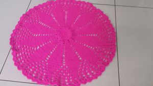 Beautiful Pink Round Shape Thalposh