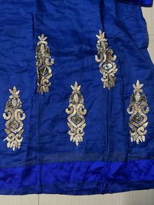 Blue Golden Kurti