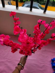 Pink Blue Flower Set