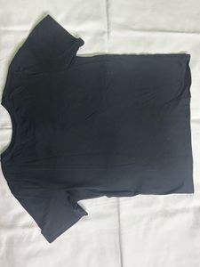 UNWORN Black Graphic Print T-Shirt