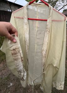 Sheer Kimono Style Cover-Up