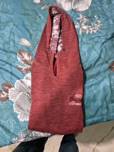 Maroon Hooded Sweatshirt / Hoodie | Casual Wear
